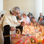 Освящение куличей, яиц и пасох