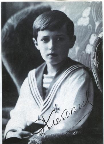 На фото: царевич Алексей Николаевич Романов