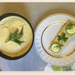 Паста из хумуса и тхины